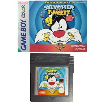 Sylvester and Tweety Breakfast on the Run-Kale Cassette Incl. Handleiding (GBC) Gebruikt