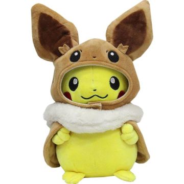 Pokémon Center Pokémon Cosplay Pluche-Pikachu Cosplay Eevee 28CM (Diversen) Nieuw
