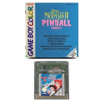 Disney's The Little Mermaid II Pinball Frenzy-Kale Cassette Incl. Handleiding (GBC) Gebruikt