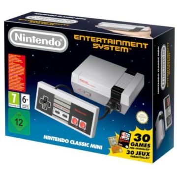 Nintendo Classic Mini NES Console-Grijs Boxed Beschadigd (NES) Gebruikt