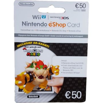 Nintendo eShop Kaart-50 Euro (Diversen) Nieuw