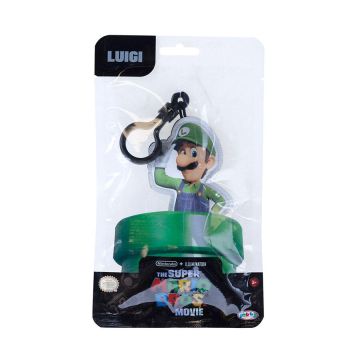 Jakks Pacific The Super Mario Bros. Movie Pluche Sleutelhanger-Luigi (Diversen) Nieuw
