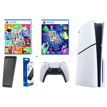 Sony PlayStation 5 Slim Disc Console Custom Pack-Just Dance 2021 & 2022 (PlayStation 5) Nieuw