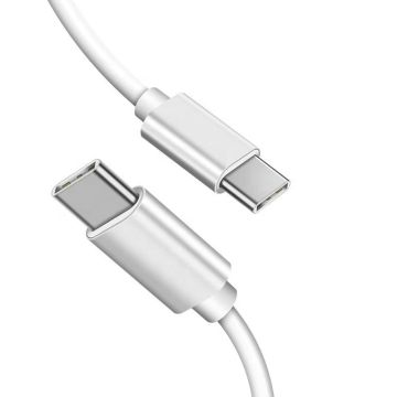 Merkloos USB-C naar USB-C 66W Fast Charge Kabel-1M (Diversen) Nieuw