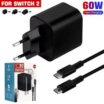 Merkloos Charging Adapter for Nintendo Switch 2-Zwart (Switch 2) Nieuw