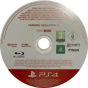 Farming Simulator 15-Promo Alleen Disc (PlayStation 4) Gebruikt