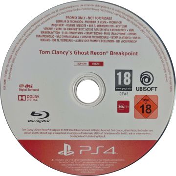 Tom Clancy's Ghost Recon Breakpoint-Promo Alleen Disc (PlayStation 4) Gebruikt