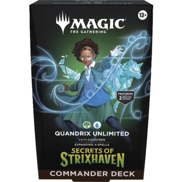 Magic The Gathering TCG Secrets of Strixhaven Commander Deck-Quandrix Unlimited (Diversen) Nieuw