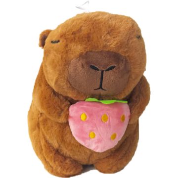 Noessa Capybara Pluche-Capybara with Strawberry (Diversen) Nieuw