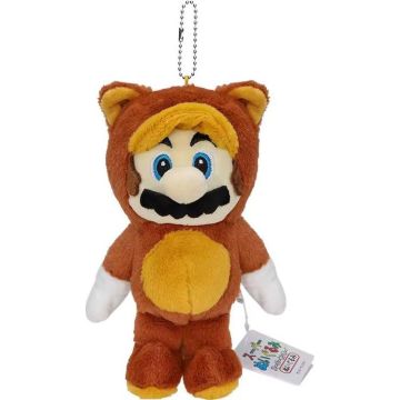 Merkloos Super Mario Tanooki Pluche-21CM (Diversen) Nieuw