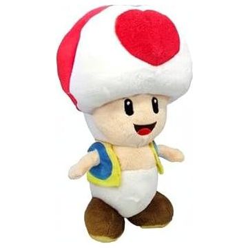 Merkloos Super Mario Pluche-Toad Rood (Diversen) Nieuw