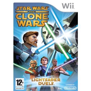 Star Wars The Clone Wars Lightsaber Duels-Standaard (Wii) Gebruikt