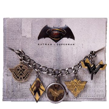 Accutime DC Batman v Superman Wonder Woman Charm Watch Bracelet-Standaard (Diversen) Nieuw