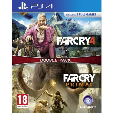 Far Cry 4 and Far Cry Primal Double Pack-Standaard (PlayStation 4) Nieuw