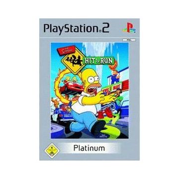 The Simpsons Hit & Run-Platinum Duits (PlayStation 2) Gebruikt