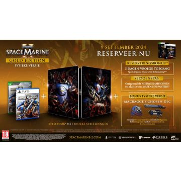 Warhammer 40.000 Space Marine II-Gold Edition (PlayStation 5) Nieuw