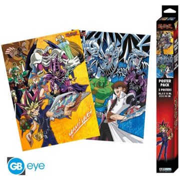 GBeye Yu-Gi-Oh! 2 Chibi Poster Set-Yugi & Kaiba (Diversen) Nieuw