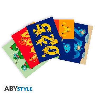 ABYstyle Pokémon Postcards Set-Gen. 1 Starters (Diversen) Nieuw