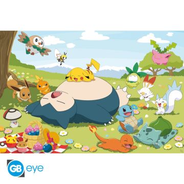 ABYstyle Pokémon Maxi Poster-Picnic Day (Diversen) Nieuw