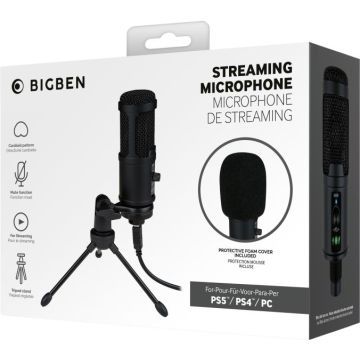 Bigben Streaming Microphone with Tripod-Standaard (Diversen) Nieuw