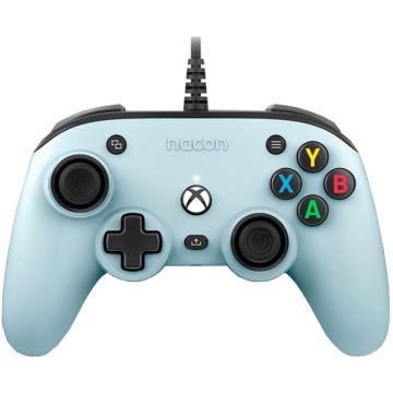 Nacon Pro Compact Wired Controller-Pastel Blue (Xbox Series X) Nieuw