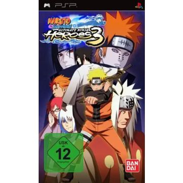 Naruto Shippuden Ultimate Ninja Heroes 3-Duits (PSP) Gebruikt
