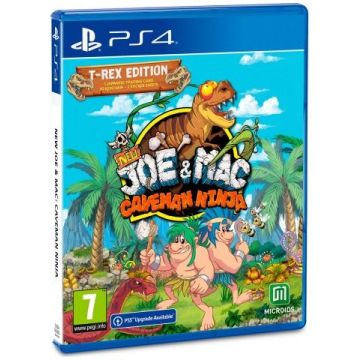 New Joe & Mac Caveman Ninja-T-Rex Edition (PlayStation 4) Nieuw