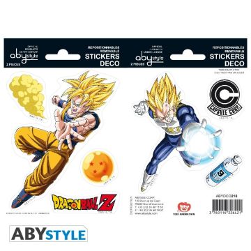 ABYstyle Dragon Ball Z Stickers-Goku / Vegeta (Diversen) Nieuw