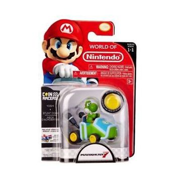 Jakks Pacific World of Nintendo Mario Kart 7 Coin Racers-Yoshi (Diversen) Nieuw