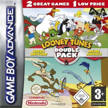 Looney Tunes Double Pack Dizzy Driving & ACME Antics-Standaard (GBA) Nieuw