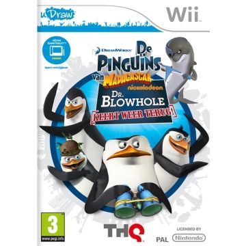 uDraw The Penguins of Madagascar Dr. Blowhole Returns Again!-Standaard (Wii) Gebruikt