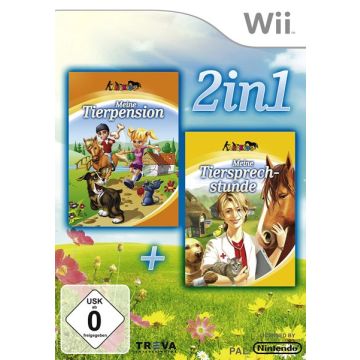 2 in 1 Meine Tierpension + Meine Tiersprechstunde-Duits (Wii) Gebruikt