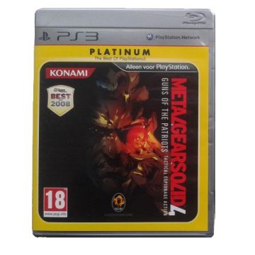 Metal Gear Solid 4 Guns of the Patriots-Platinum (PlayStation 3) Gebruikt