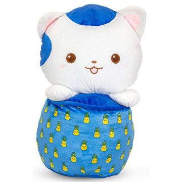 Play by Play Sitting Cat in Bubble Tea Pluche 60CM-Blauw (Diversen) Nieuw