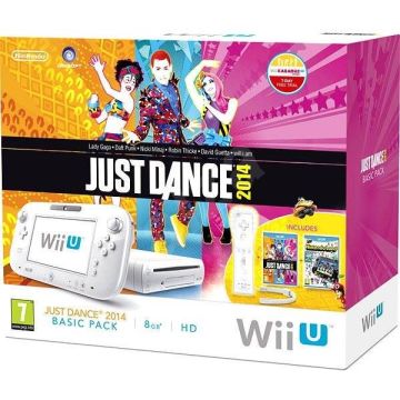 Nintendo WiiU Basic Pack 8GB-Just Dance 2014 + Nintendo Land (Boxed) (Wii U) Nieuw