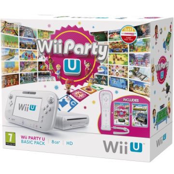 Nintendo WiiU Basic Pack 8GB-Wii Party U + Nintendo Land (Boxed) (Wii U) Nieuw