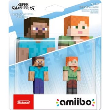 Nintendo Amiibo Super Smash Bros.-Steve & Alex (Diversen) Nieuw