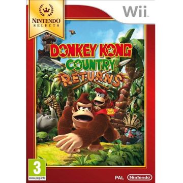 Donkey Kong Country Returns-Nintendo Selects (Wii) Gebruikt