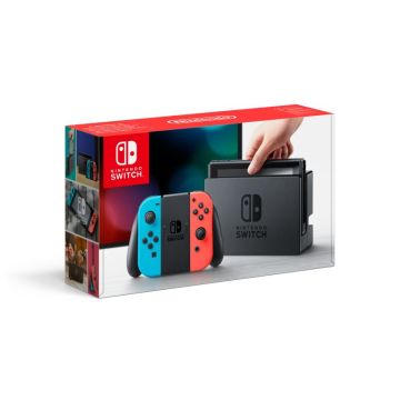 Nintendo Switch Console-Rood/Blauw Joy-Con (Switch) Gebruikt