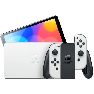 Nintendo Switch Console OLED Model-Wit Joy-Con (Switch) Gebruikt