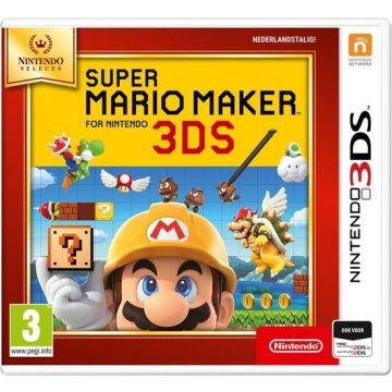 Super Mario Maker 3DS-Nintendo Selects (3DS) Nieuw