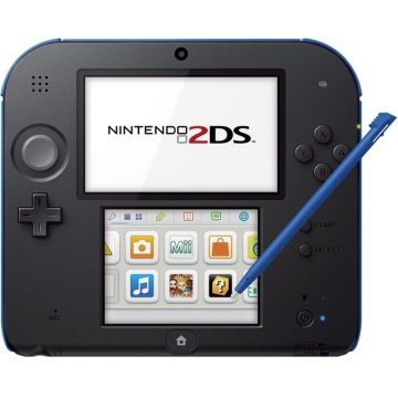 Nintendo 2DS-Zwart / Blauw (2DS) Nieuw