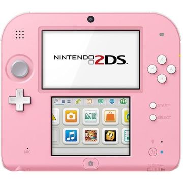 Nintendo 2DS-Roze / Wit (2DS) Nieuw