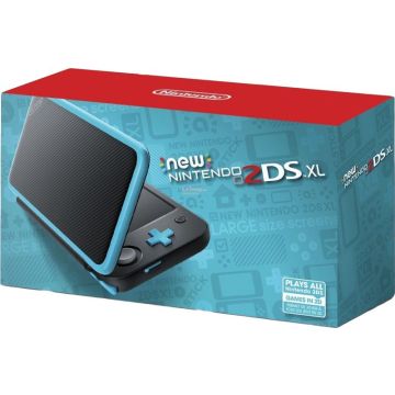 New Nintendo 2DS XL-Zwart / Turquoise Boxed (2DS) Nieuw