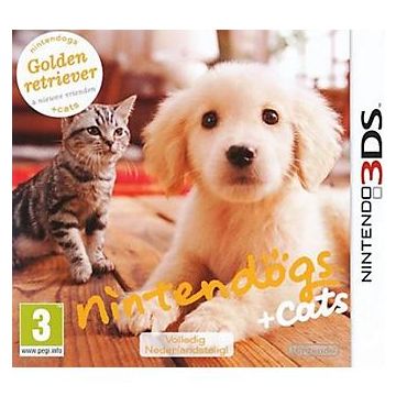 Nintendogs + Cats Golden Retriever-Standaard (3DS) Gebruikt