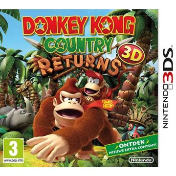 Donkey Kong Country Returns 3D-Standaard (3DS) Gebruikt