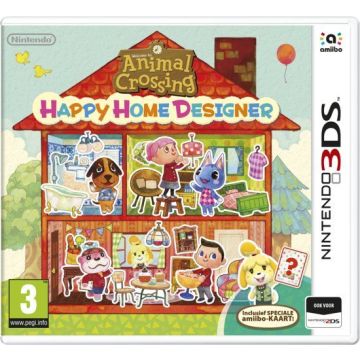 Animal Crossing Happy Home Designer-Standaard (3DS) Nieuw