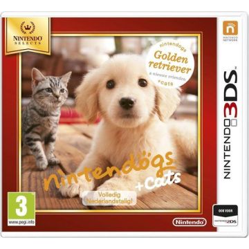Nintendogs + Cats Golden Retriever-Nintendo Selects (3DS) Nieuw