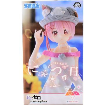 SEGA Re:Zero Starting Life in Another World Luminasta Figure-Ram Nyatsu Day (Diversen) Nieuw