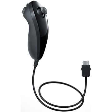 Merkloos Wii Nunchuk-Zwart (Diversen) Nieuw